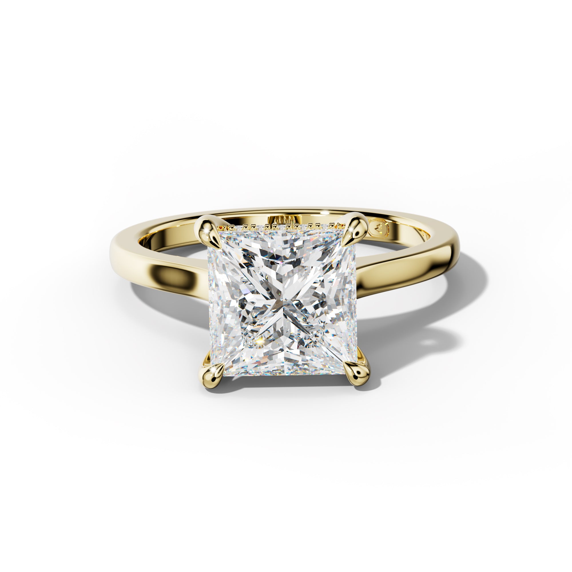 Lilly Princess Cut Engagement Ring